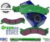 Przednie klocki GreenStuff + NAWIERCANE NACINANE tarcze hamulcowe EBC seria GD Hummer H2